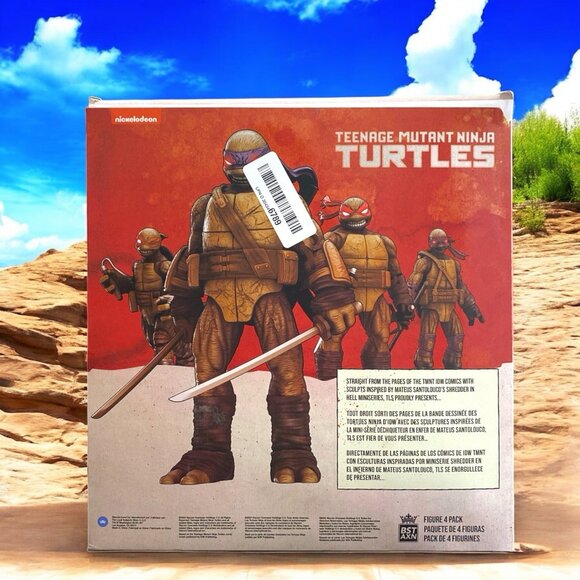 Teenage Mutant Ninja Turtles BST AXN IDW Undead Turtle 5-Inch 4-Pack  *read - Picture 3 of 3